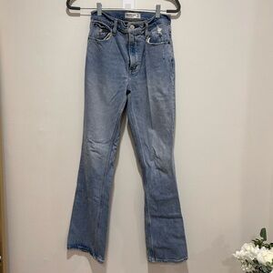 Abercrombie 70s vintage flare ultra high rise jeans